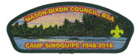 Camp Sinoquipe 1948-2018 CPS (Lake) Mason-Dixon Council #221