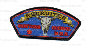 Patch Scan of Montana Council BSA Recruiter CSP