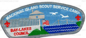 Patch Scan of MACKINAC ISLAND SCOUT SERVICE SCOUT
