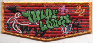 Patch Scan of TULPE LODGE 102 DUES FLAP 