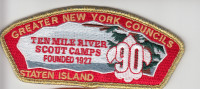 Ten Mile River 90th CSP Set Greater New York, Staten Island Council #645