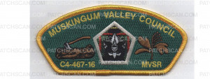 Patch Scan of Muskingum Valley Wood Badge CSP(yellow border)