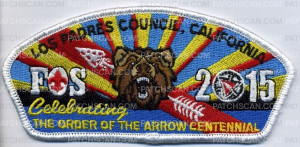 Patch Scan of Los Padres Council, California FOS 2015 CSP
