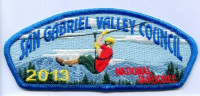 San Gabriel Valley Council - National Jamboree 2013 - Zip Line San Gabriel Valley Council #40