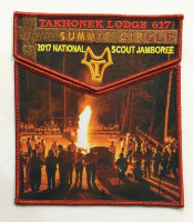 Takhonek Lodge 2017 Nat Jamboree Set Pocket Buckskin Council #617