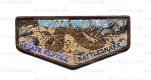 Patch Scan of Wipala Wiki 432 State Reptile Rattlesnake