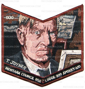 Patch Scan of P23766 Montana Artist Series 2015 Charlie Russell OA Pocket