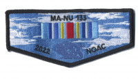 Ma-Nu 133 2022 NOAC flap Global War Last Frontier Council #480
