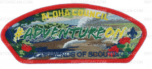 Patch Scan of Aloha Council- 2022 FOS (Red) 