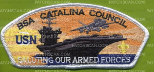 Patch Scan of BSA Catalina Council- Saluting Our Armed Forces
