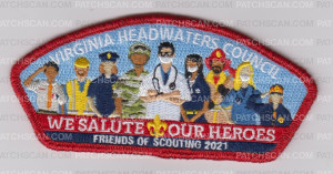 Patch Scan of We Salute Our Heroes 2021