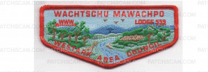 Patch Scan of Lodge Flap Red Border (PO 87949)