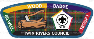 Patch Scan of P24748A 2021 Wood Badge CSP