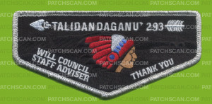 Patch Scan of 2023 "Will Council" Adviser Thank you Flap