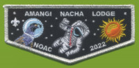 Amangi Nacha Lodge- NOAC 2022 (Silver Metallic Border) Golden Empire Council #47