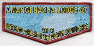 Patch Scan of LODGE 47 FLAP 1 MET RED