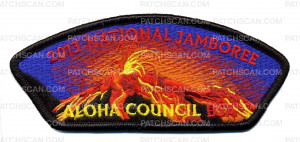 Patch Scan of 2013 JAMBOREE- ALOHA COUNCIL- #212584