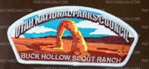 Patch Scan of Utah National Parks Council - Summer Camp CSP