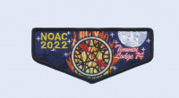 Timmeu Lodge 74 NOAC 2022 flap black border Northeast Iowa Council #178