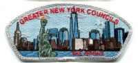 Greater New Councils- Freedom Tower CSP-Silver Mylar Border - Bronx Greater New York, Manhattan Council #643