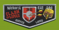 Nayawin Rar -Service Lodge (Silver Border)  Tuscarora Council #424