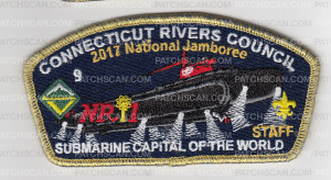 Patch Scan of CRC National Jamboree 2017 STAFF #9