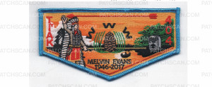 Patch Scan of Melvin Evans Honorary Flap (PO 87309)
