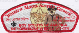 Patch Scan of Western Mass Council - 100th Commemorative Edition 1917-2017