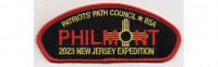 2023 Philmont CSP (PO 100680) Patriots' Path Council #358