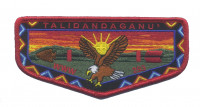 Talindandaganu 293 Flap (Red, Blue, Yellow Pattern Border) Cherokee Area Council #469