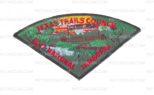 Patch Scan of 2017 National Jamboree - Texas Trails Council - Camp BSA