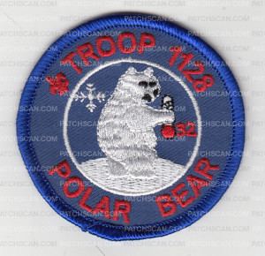 Patch Scan of X168916A TROOP 1128 POLAR BEAR