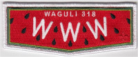 Waguli 318 Watermelon Flap 2019 Northwest Georgia Council #100