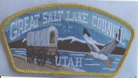CSP Wagon GOLD Patch Great Salt Lake Council #590 merged with Trapper Trails Council