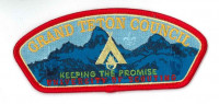 BSA GTC University of Scouting Patch Red Grand Teton Council #107