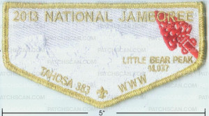 Patch Scan of GHOSTED JAMBOREE LODGE FLAP