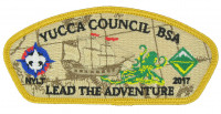 Yucca Council BSA NYLT 2017 Lead the Adventure Gold Border Yucca Council #573