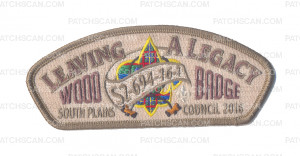 Patch Scan of Leaving A Legacy Wood Badge CSP