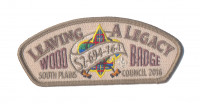 Leaving A Legacy Wood Badge CSP South Plains Council #694