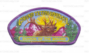 Patch Scan of K123602 - GRAND TETON COUNCIL - SCHOOL OF THE WOODS CSP (PURPLE BORDER) 