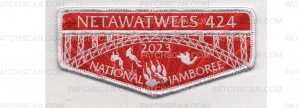 Patch Scan of 2023 National Jamboree Flap (PO 100828)