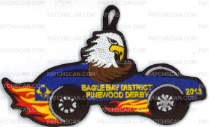 Patch Scan of X164673A Eagle Bay District Pinewood Derby