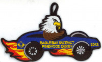 X164673A Eagle Bay District Pinewood Derby Erie Shores Council #460
