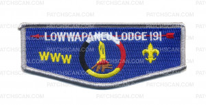 Patch Scan of Lowwapaneu Lodge 191 WWW Flap