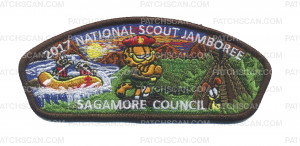 Patch Scan of Sagamore Council - Jamboree Contingent Council Strip