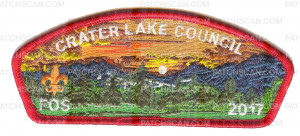 Patch Scan of Crater Lake Council FOS 2017