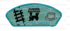 Patch Scan of Hawk Mountain Council- Reading Railroad CSP 