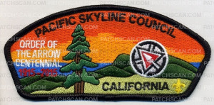 Patch Scan of Pacific Skyline Council - OA Centennial CSP