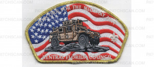 Patch Scan of 2017 Popcorn for the Military CSP Marines Gold Border (PO 87400)