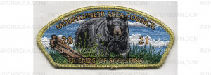 Patch Scan of 2021 Friends of Scouting CSP (PO 89301)